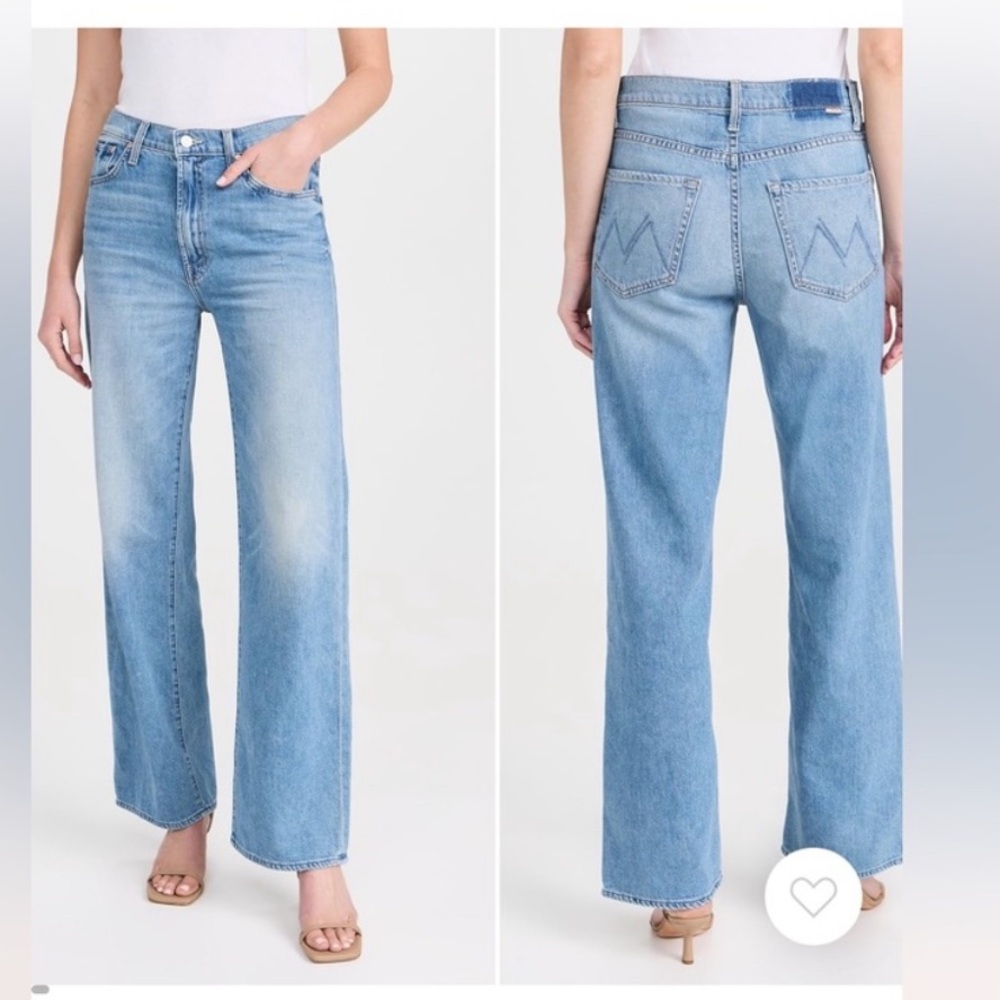 Mother the Dodger Sneak Wide Leg Jeans